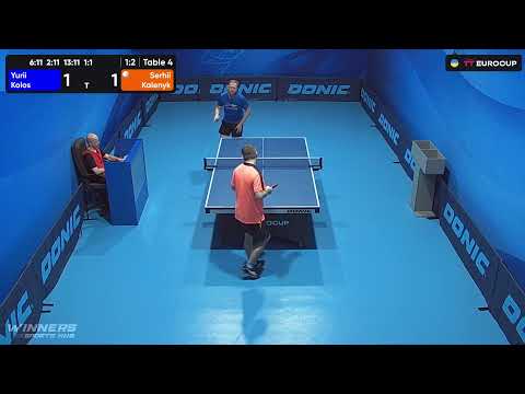 17:10 Yurii Kolos  - Serhii Kalenyk 11.07.2023 TTEuro.Cup Ukraine Professional. TABLE 4