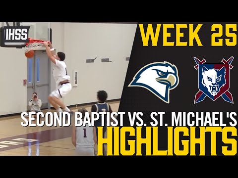 St. Michael's vs Second Baptist Basketball Highlights: Land Brothers Face Off