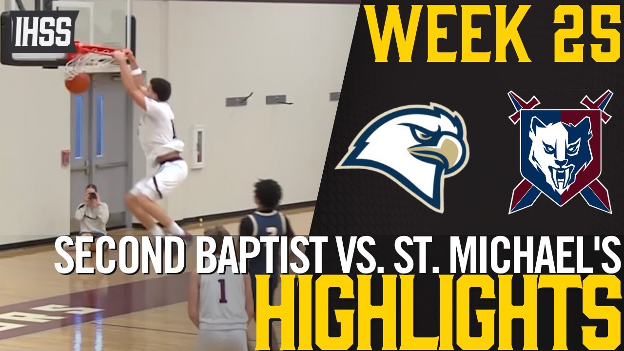 St. Michael's vs Second Baptist Basketball Highlights: Land Brothers Face Off
