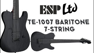 7 Strings of Pure Brutality: ESP LTD TE-1007B Black Blast.