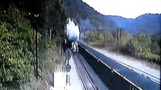 preview picture of video 'CSX New River Steam Train 1992'
