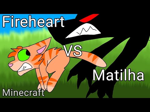 Fireheart VS matilha matilha mata mata (minecraft)