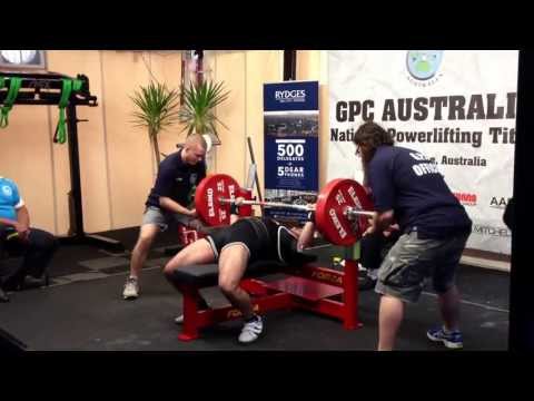 GPC Australia Nationals 2013 - Equipped Bench - 2nd attempt - 175kg
