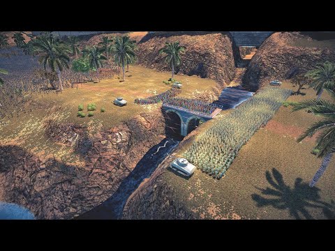 Can U.S. Army & Spartans Defend Bridge From 200,000 Orcs - UEBS 2