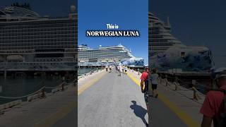 Norwegian Luna is certainly making waves! #norwegianluna #cruise