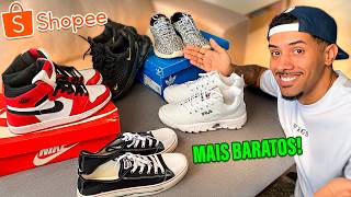 DECIDI COMPRAR OS TÊNIS MAIS BARATOS DA SHOPEE, INACREDITÁVEL KKKKKKKK