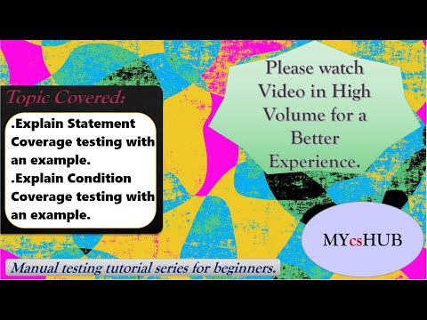 What is Statement Coverage | What is Condition Coverage | White box testing technique