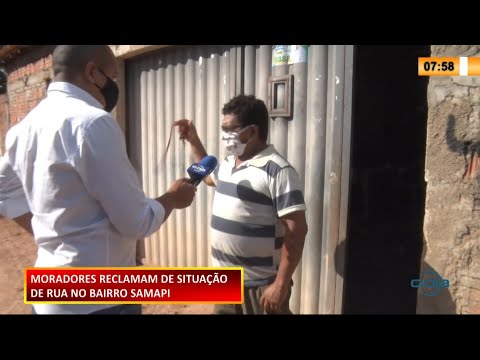 Moradores do SAMAPI reclamam de falta de acessibilidade nas vias públicas 11 01 2021