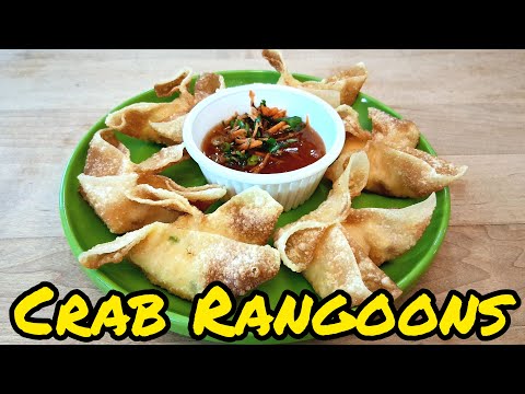 Crab Rangoon | Fried Wontons with Cream Cheese & Crab Meat | PoorMansGourmet