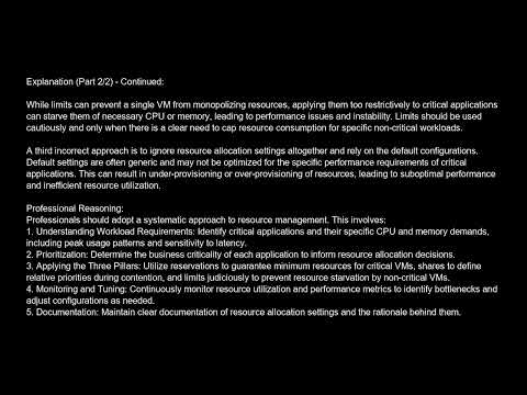 2V0 622 VMware Certified Professional 6 5   Data Center Virtualization Free Practice Test And Answer