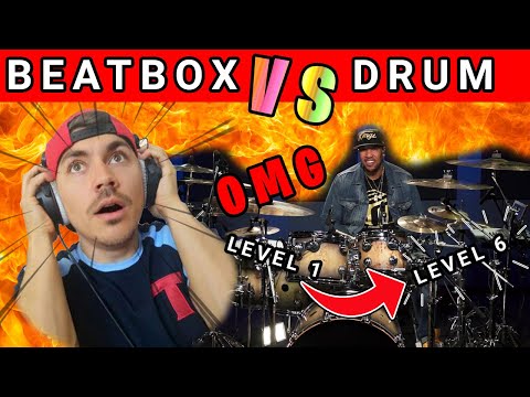 Beatbox Champion VS Best Drummer -  (Alem VS Eric Moore)