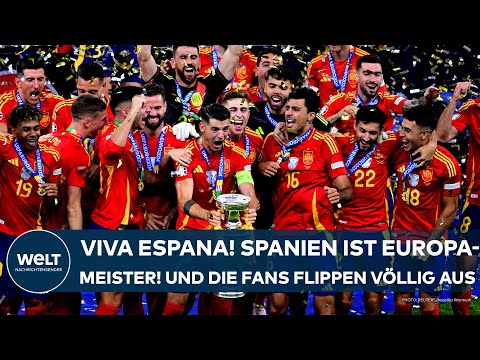 EM 2024: "Viva Espana!" Spanien schlägt England und ist Europameister! Und Fans rasten völlig aus!