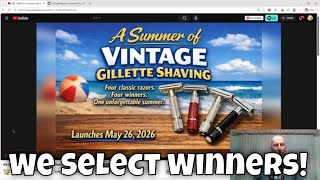 A summer of Vintage gillette Shaving Winners Selection!