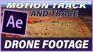 How To Motion Track and Trace a Drone Footage using After Effects
