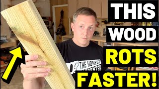 Some TREATED LUMBER Rots Faster Than Others! WHAT'S THE DIFFERENCE! (Ground Contact Vs. Non-GC!)