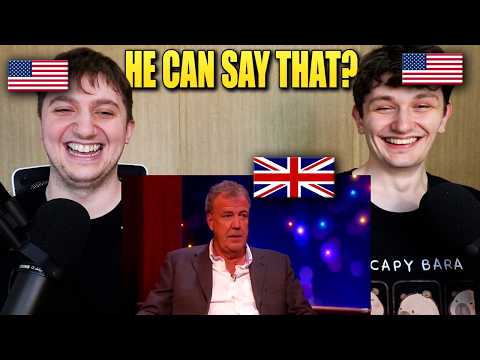 Americans React to British Humor | Clarkson Making Fun of Americans Compilation 1