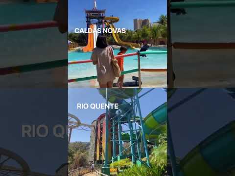 Qual você prefere? 🌊 #caldasnovasgo #rioquente #turismobrasil
