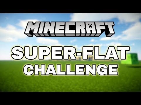 Insane Minecraft Super-Flat Challenge! *Intense Difficulty*