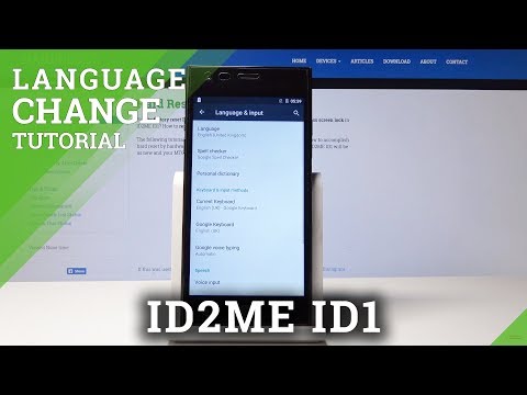 How to Change Language in ID2ME ID1 - Language Settings