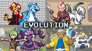 Evolution of First Elite Four Battles in Pokémon games (1996 - 2016)