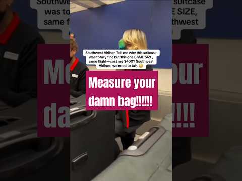 Some of y’all really be shocked at the airport like bag fees weren’t invented 15 years or so ago.