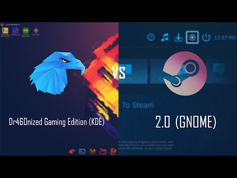 Garuda Linux KDE Dr460nized Gaming Edition vs SteamOS 2.0!