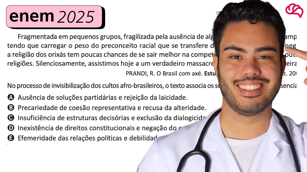 Resolução em Vídeo — Questão 74 ENEM 2025