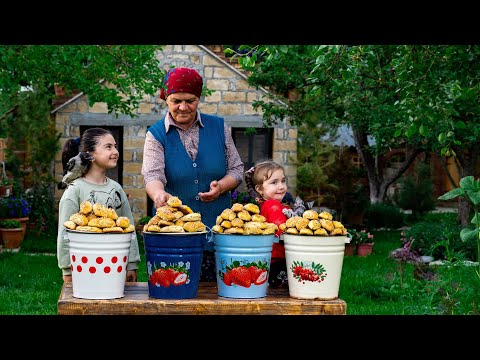 Baking Authentic Azerbaijani Kete | A Traditional Hazelnut Sweet Recipe
