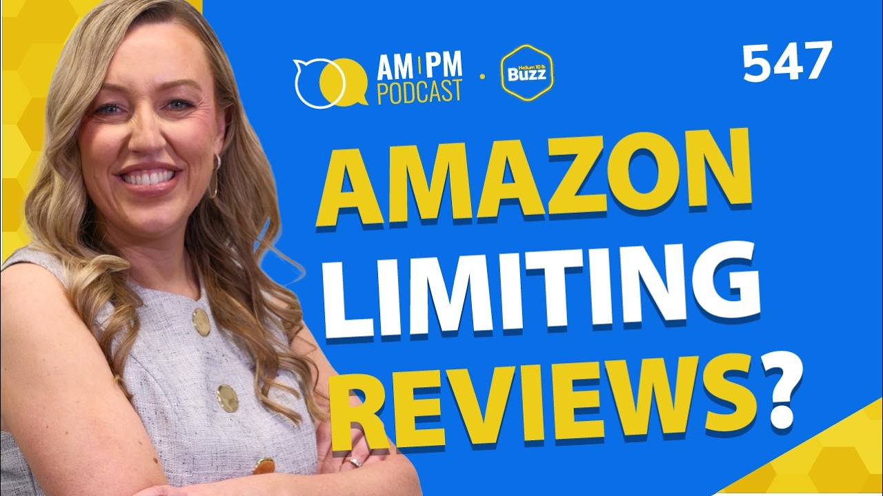 #547 - Amazon Limiting Reviews? | Helium 10 Hackathon | ChatGPT Plugin! | Weekly Buzz 8/20/26