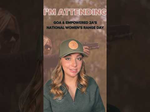 SUPER Excited! GOA Women’s Range Event!!!  #shorts #shortsvideo #2ndamendment #guncontrol Thumbnail