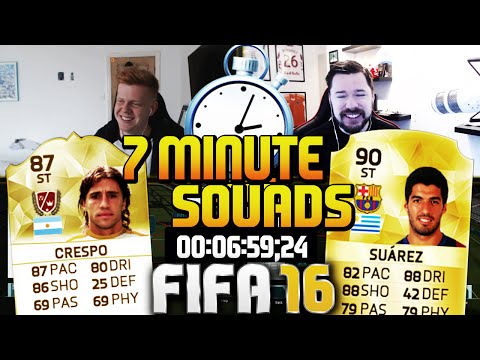 FIFA 16 7 MINUTE SQUAD BUILDER!! LEGEND CRESPO VS SUAREZ W/ NEPENTHEZ! Squad Builder Battle!!