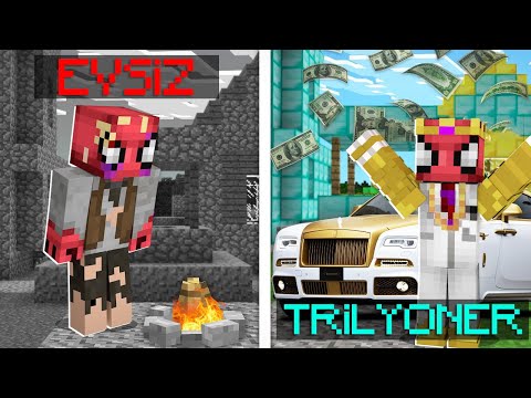 FAKİR EVSİZ VS TRİLYONER HAYATI 💸- Minecraft