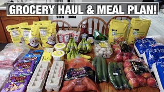 GROCERY HAUL & MEAL PLAN! JANUARY 2025