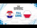 Croatia v Poland | Full Basketball Game | FIBA EuroBasket 2025 Pre-Qualifiers 2023