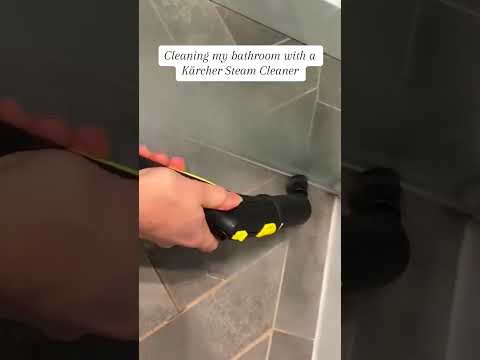 Bathroom Cleaning With a Kärcher Steam Cleaner