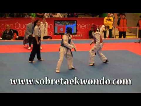 Taekwondo a Londres Katerine Sergerie (CAN) vs Paige McPherson (USA) -- 67 Kg.flv