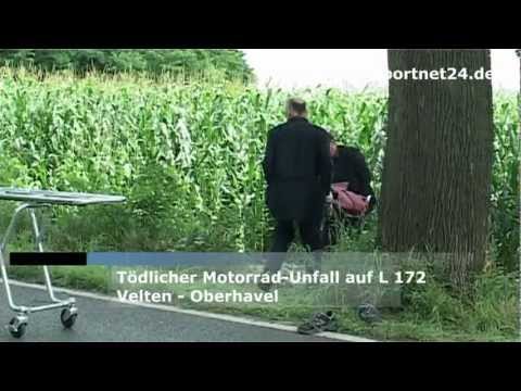Tödlicher Motorrad-Unfall bei Velten - Oberhavel