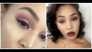 Soft pink/cranberry MAKEUP TUTORIAL |🌹VALENTINE'S DAY