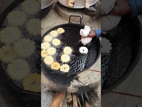 Bangali traditional sweets making, Amirti making