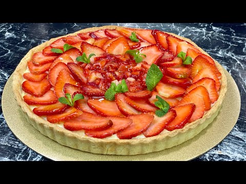 100% Homemade Strawberry Tart 🍓 Simplified recipe explained step by step 👩🏻‍🍳 Deli Cuisine
