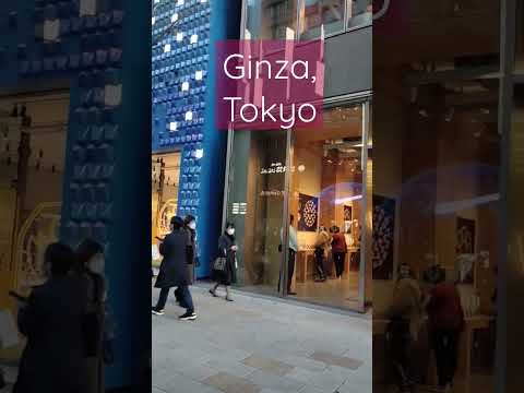 Ginza Shopping Tóquio #shorts #youtubeshorts #japão