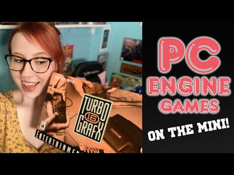 Checking out the PC ENGINE games on the TurboGrafx-16 MINI