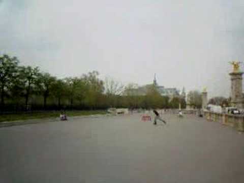 inline free skating in Paris