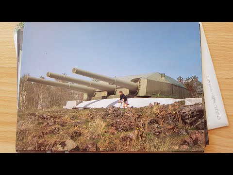 Austrått Coastal Artillery Fort, Norway, Postcard Set From The 1990s