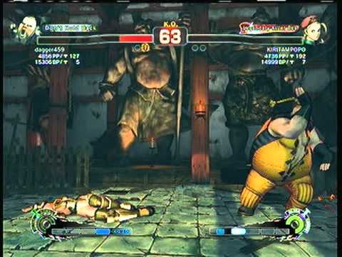 SSF4AE:  Rufus (dagger459) vs. Cammy (KIRITAMPOPO)  SD