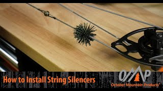 How To Install String Silencers - OMP Bow Shop