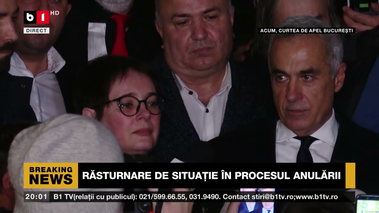 ACUM: PROCESUL S-A AMÂNAT. DECLARAȚII CĂLIN GEORGESCU LA IEȘIREA DE LA CAB_Știri B1TV_30 dec. 2024