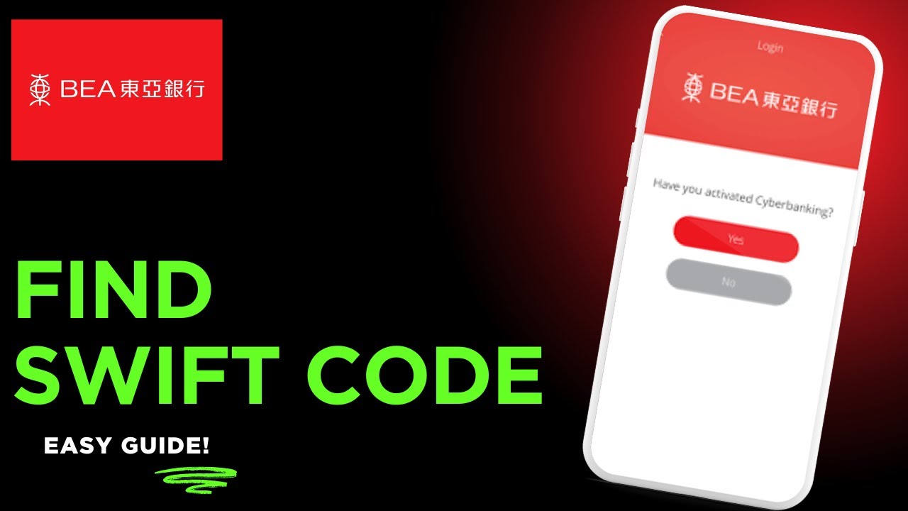 How to find the SWIFT code of Bank of East Asia-Hong Kong