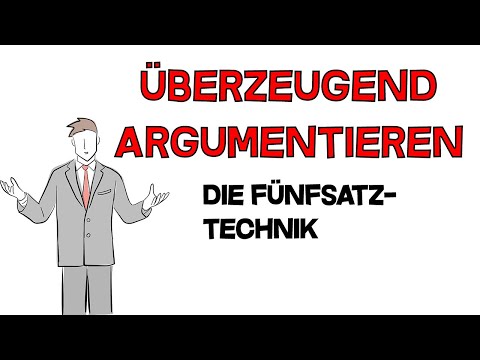 Argue convincingly with the five-sentence approach: Rhetoric for meetings and presentations
