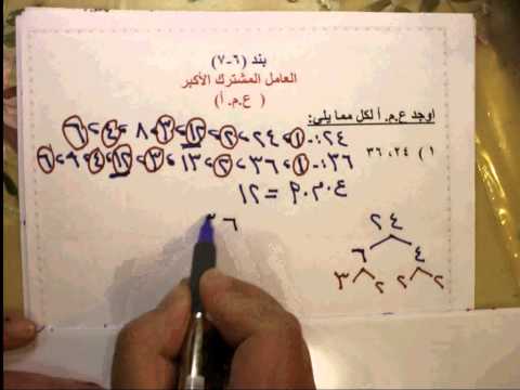 الصف الثامن  الوحدة السادسة: الأنماط الجبرية البند السابع